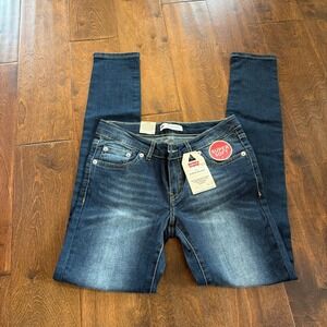 Levi's 710 Super Skinny Girls Jeans Blue Adjustable Waistband Size 14 Reg